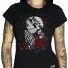 Dr Faust Praying Skull And Roses T-Shirt - Rivka