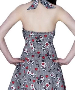 Doctor Faust DRESSES Snakes, Hearts And Voodoo Dolls Mini Dress - Ada
