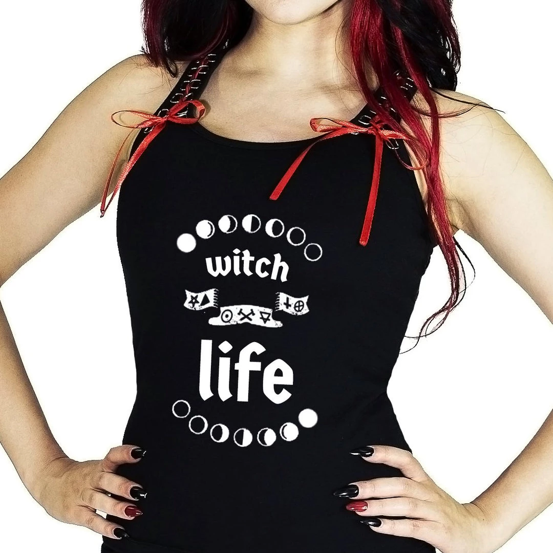 Dr Faust Witch Life Women's Black Vest - Sarai OMEN COLLECTIONNEW 4 Dr Faust Witch Life Women's Black Vest - Sarai OMEN COLLECTIONNEW