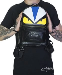 Dr Faust Monster Vegan Leather Backpack - Monster