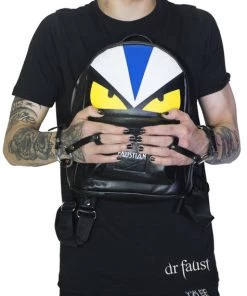 Dr Faust Monster Vegan Leather Backpack - Monster